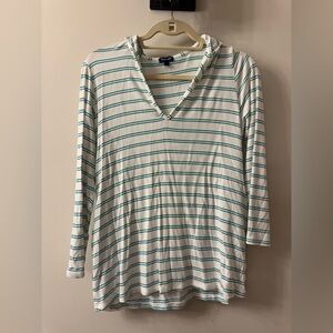 Splendid Striped Coverup Kids Girls Youth Large (L) Hooded with Pockets